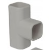 PVC T- koppling fyrkant,22mm,limmas