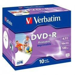 DVD+R Verbatim 10 antal 16x...